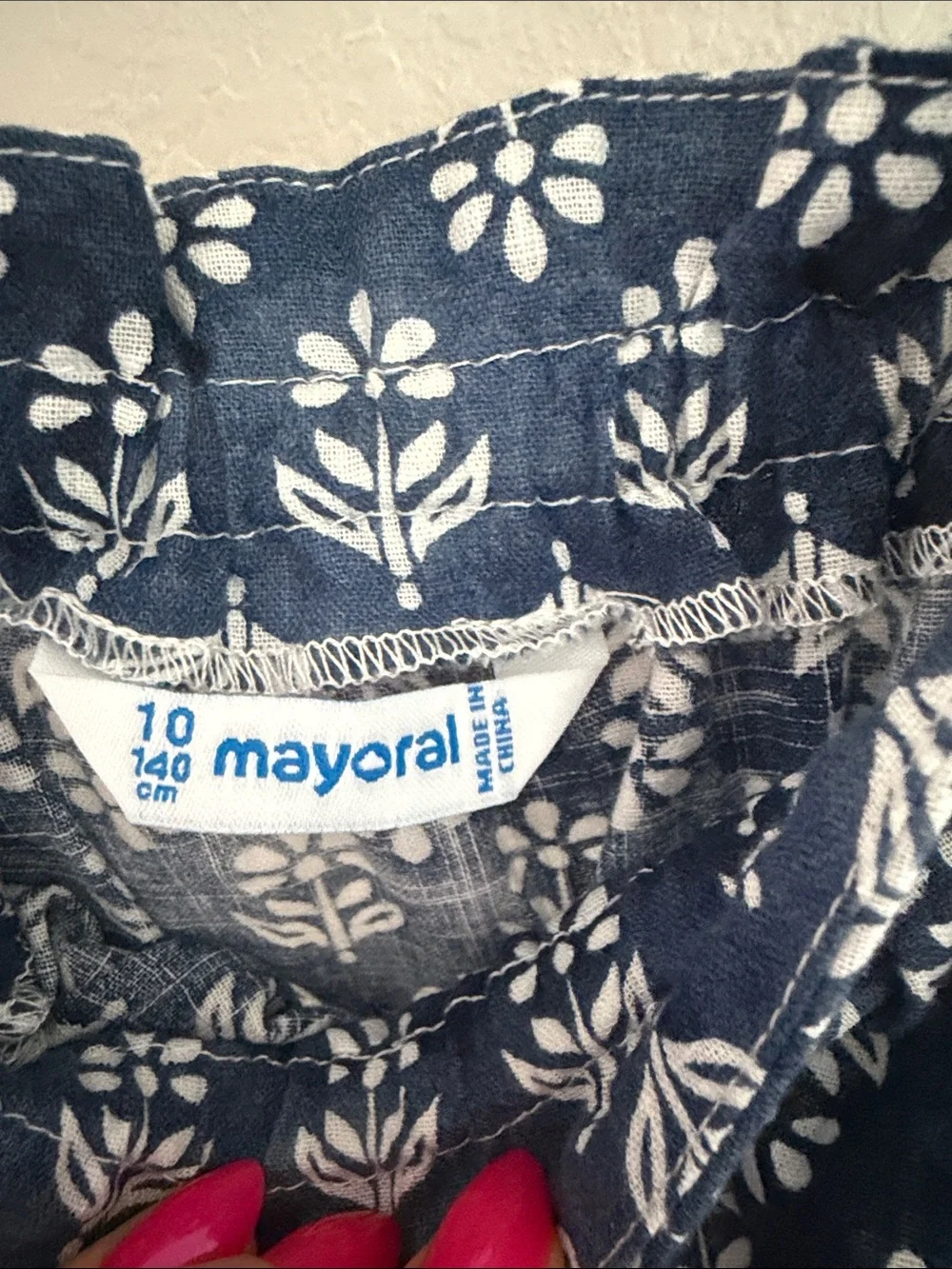 Mayoral Girls Peasant Dress